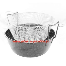 Kit à friture émaillé 25cm - Garcima