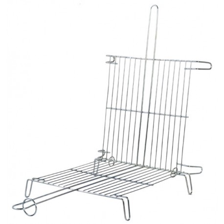 Double grille à Barbecue en inox (30x35cm)