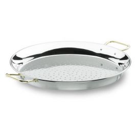Plat à Paella 22cm en inox pour 1 personne