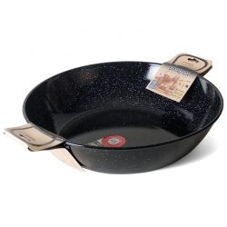 Plat creux émaillé Pata negra 40cm Spécial Induction - Garcima