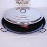 Plat à Paella Garcima émaillé 90cm + couvercle inox pour 50 personnes