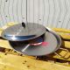 Plat à Paella 65cm en inox + couvercle inox pour 25 personnes 