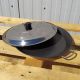 Plat à paella Induction en inox anti-adhésive 36cm + couvercle pour 7 personnes