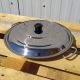 Plat à Paella inox 32cm spécial induction + couvercle pour 5 personnes