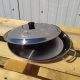 Plat à Paella inox 32cm spécial induction + couvercle pour 5 personnes