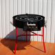 Kit à paella -bbq70 pour 50 personnes - Plat acier