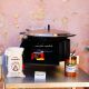 Kit à paella -bbq40 pour 10 personnes - Plat emaillé - Couvercle