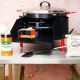 Kit à paella -bbq50 pour 20 personnes - Plat Acier - Couvercle