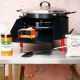Kit à paella -bb540 20 personnes - Plat acier Pata Negra- Couvercle - Thermocouple