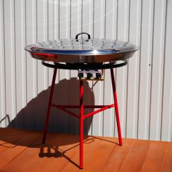 Kit à paella pour 30 personnes - Poêle acier