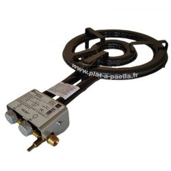 Bruleur gaz de ville surpuissant 38cm haut de gamme avec thermocouple + veilleuse - 14.5kW