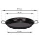 Plat à Paella Garcima émaillé 70cm + couvercle inox pour 30 personnes