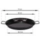 Plat à Paella émaillé 60cm Garcima pour 20 personnes