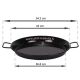 Plat à paella anti adhésive 42cm Garcima - 10 personnes