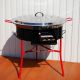 Kit à paella - BBQ70 pour 40 personnes - Plat acier avec couvercle inox