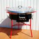 Kit BBQ70 pour 50 personnes - Poêle Inox 90 cm