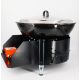 Kit Poêle creuse - BBQ40 pour 30 personnes - Plat creux émaillé 50cm - Couvercle