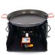 Kit à paella - BBQ40 pour 10 personnes - Plat émaillé - Couvercle inox