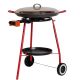 Kit à paella sur roues - poêle anti adhérente avec couvercle inox 16 personnes