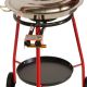 Kit à paella sur roues - poêle inox avec couvercle inox 14 personnes