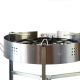 Pare flamme 70 cm inox pour réchauds diamètre 400mm à 650mm
