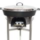 Kit tartiflette pare flammes inox 45cm - Poêle fonte 65cm - thermocouple pro