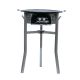 Kit plancha en fonte émaillée - bbq45 inox - pour 20 personnes