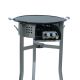 Kit plancha en fonte émaillée - bbq45 inox - pour 20 personnes