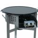 Kit plancha fonte émaillée 52cm - bbq45 inox - Thermocouple 