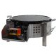 Kit plancha fonte émaillée 52cm - bbq45 inox - Thermocouple 