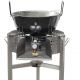 Kit friteuse pro à gaz bbq40- 11 litres - 40 cm