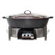 Mini Kit tartiflette - pare flammes 80cm Inox - Plat fonte 80cm - thermocouple