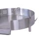 Pare flamme 70cm inox - mini pied - pour réchauds diamètre 400mm à 650mm