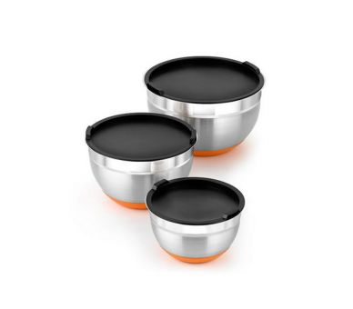 Bol en inox avec couvercle 5.4litres