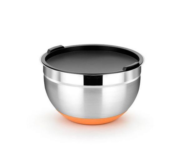 Bol en inox avec couvercle 5.4litres