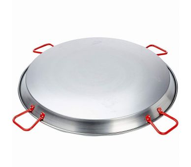 Plat à Paella 80cm Garcima acier pour 40 personnes