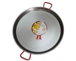 Plat à Paella acier 60cm Garcima pour 20 personnes