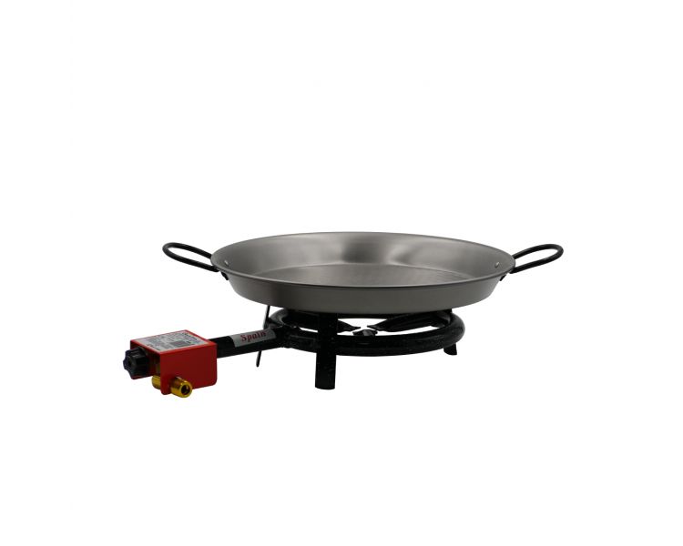 Kit à paella pour 10 personnes - Poêle acier et couvercle inox